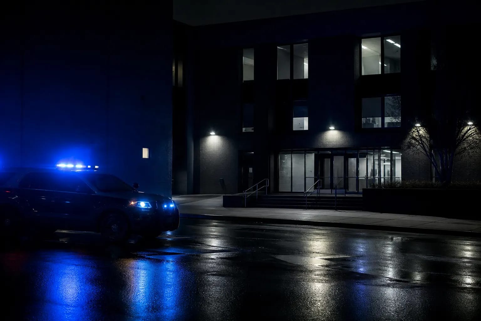 Caminho Polícia em Altiville